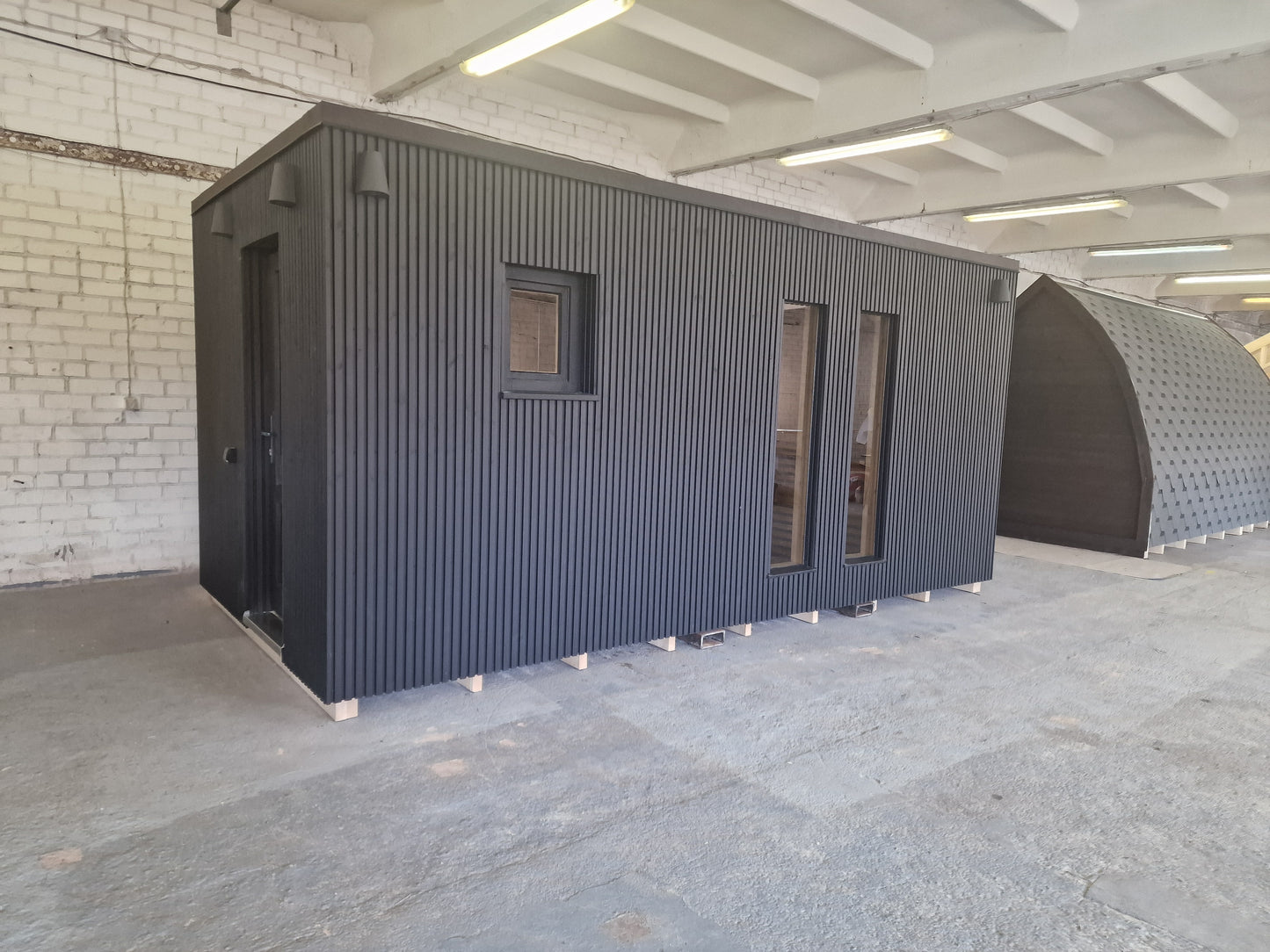 Sauna - City Cube 2,4 x 4,8 med afslapning