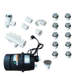 BÄda massagesystemen: Hydromassage + Bubbelmassage