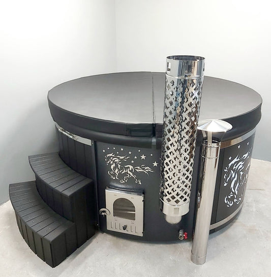 Badtunna med integreret spis - SPS: Basmodel 1.1 (Termolock)