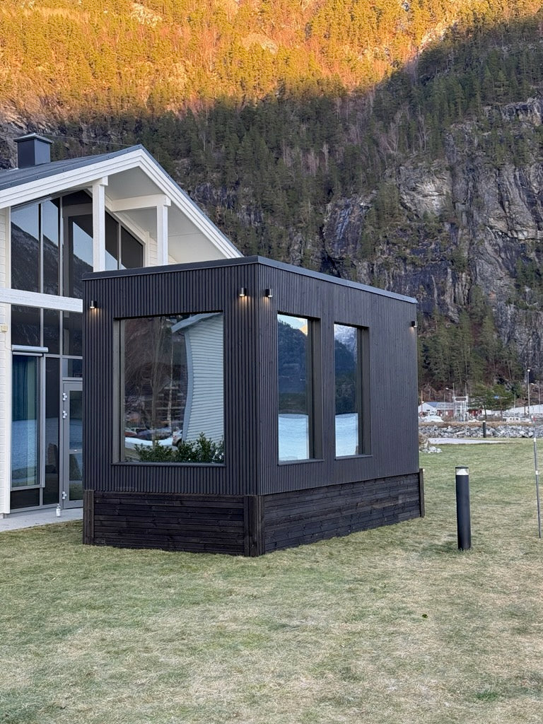 Sauna - City Cube 2,4 x 4,8 med afslapning