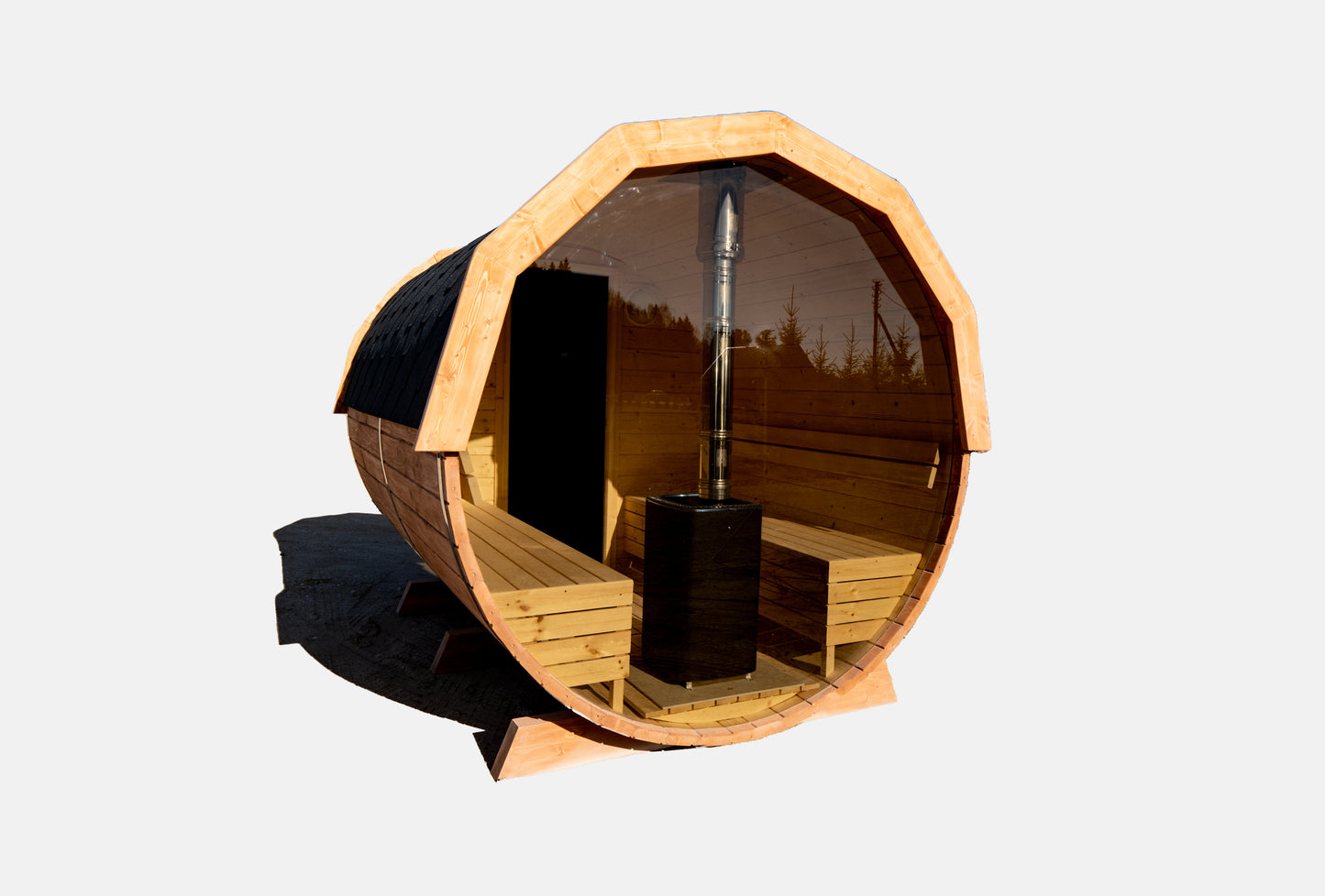 Badstue - Badstue med terrasse