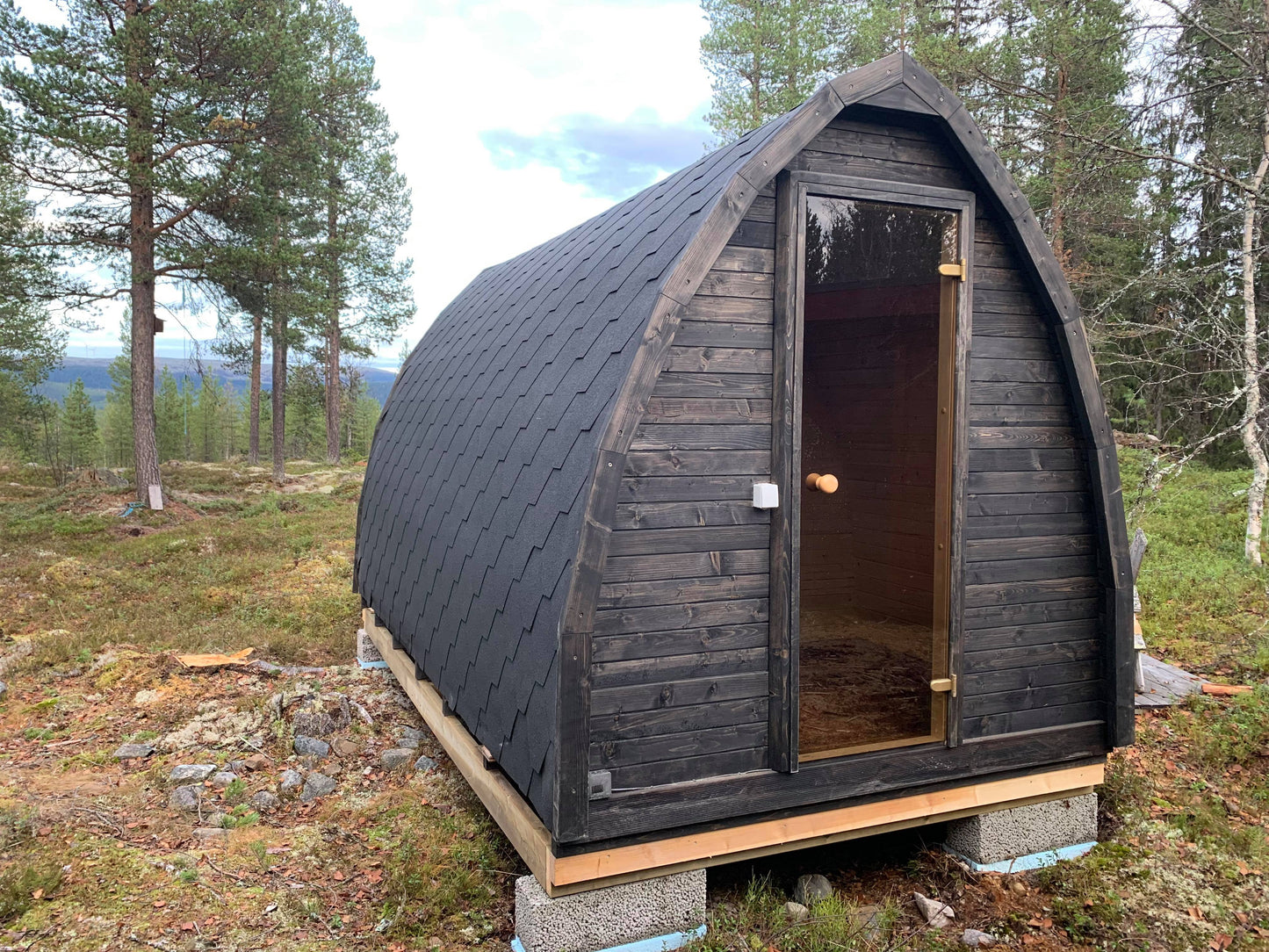 Sauna POD / Trekant (model 1 + relax)