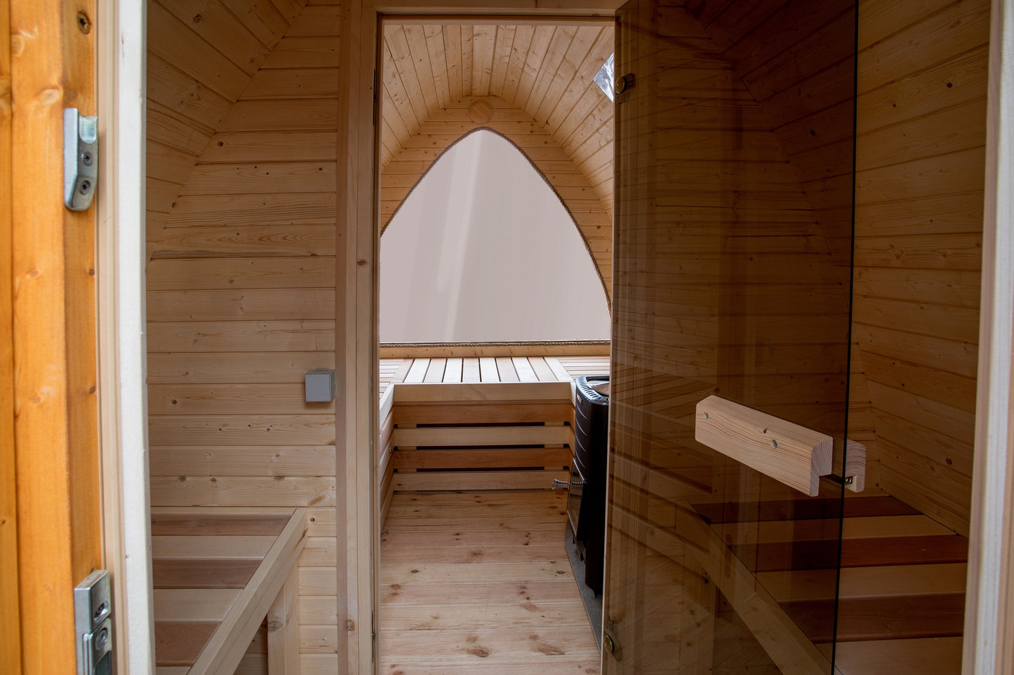 Sauna POD / Trekant (model 1 + relax)