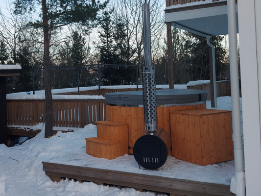 Badtunna med ekstern spis - SPS: SPA 2