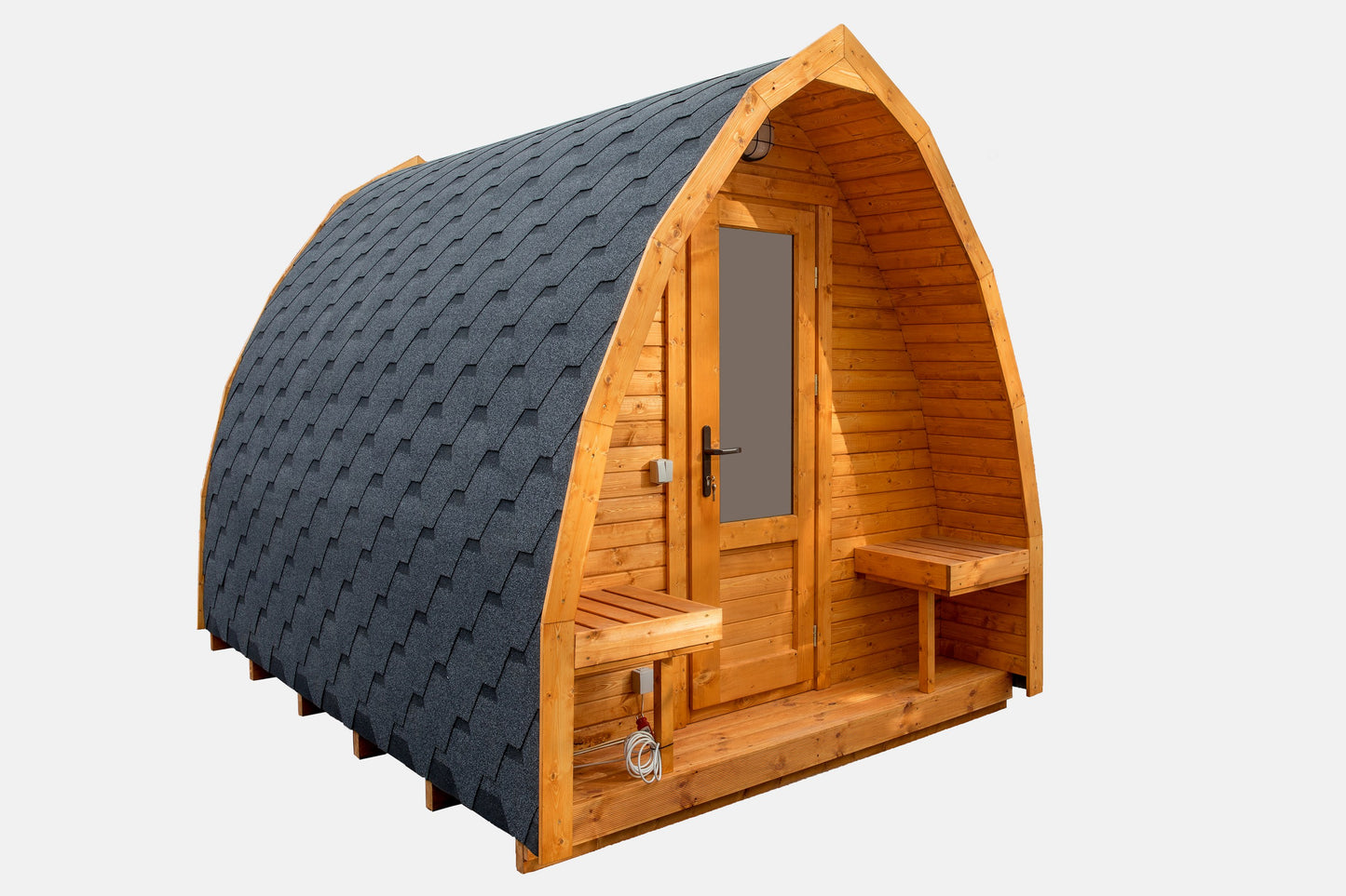 Sauna POD / Trekant (model 1 + relax)