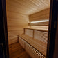 Sauna - Moderne kube 2,4 x 2,4 sort