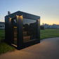 🆕 NYHET – ⬛ CUBE SOLO COMFORT BLACK EDITION – UTOMHUSBASTU