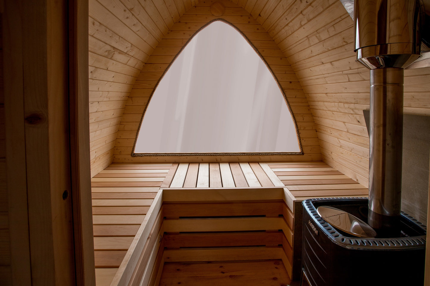 Sauna POD / Triangle (modell 1 + relax)